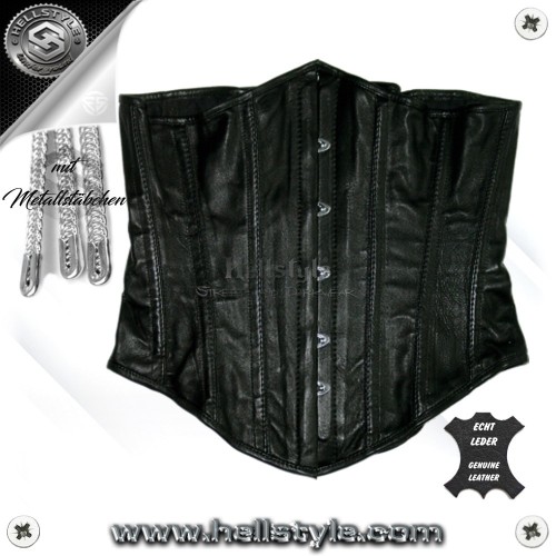 HellStyle™ - Corsage - 002 Leder - (black)