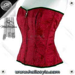 HellStyle™ - Corsage - Brocade Red