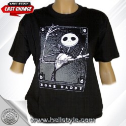 T-Shirt Nightmare before Christmas Bone Daddy grau