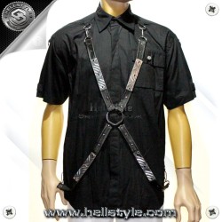 HellStyle™ - Metal Detail Mens Half sleeve